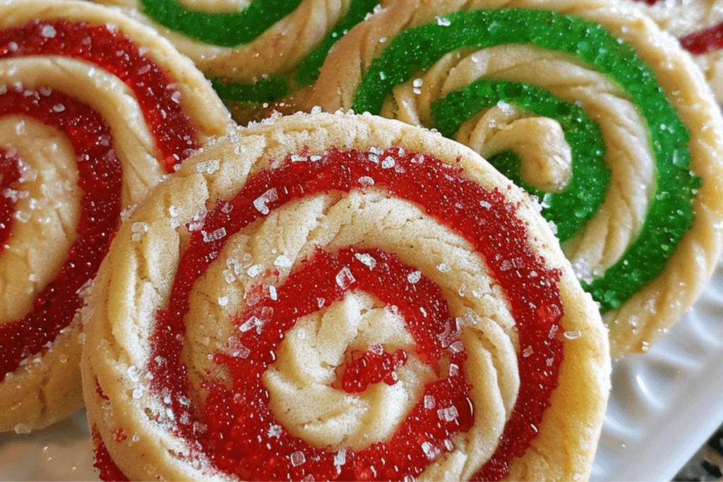 Christmas Pinwheel Cookies