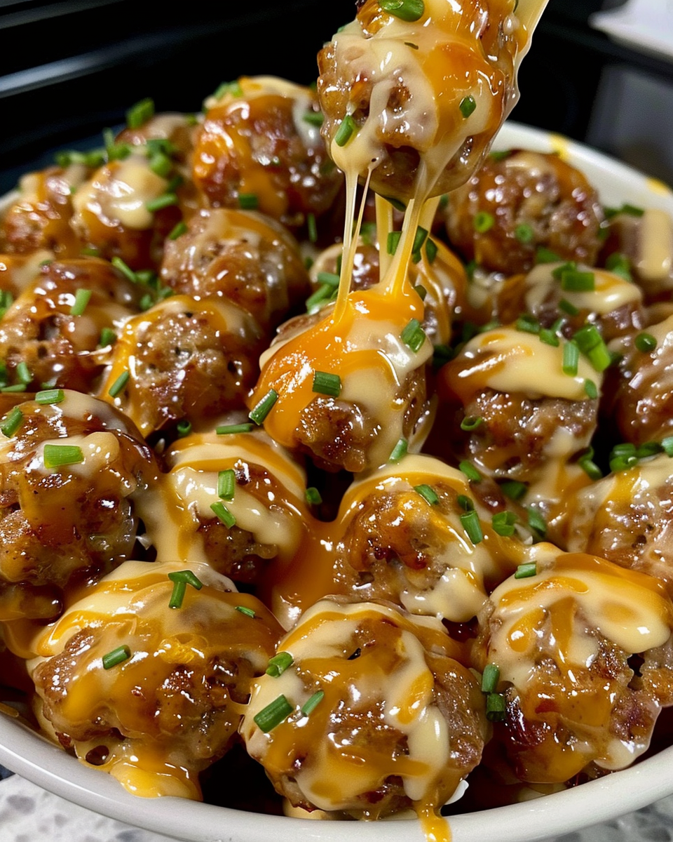 Rotel Cream Cheese Sausage Balls
