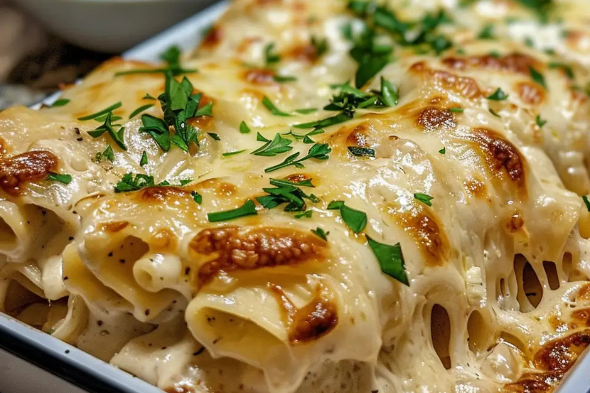 Garlic Parmesan Chicken Lasagna Roll-Ups