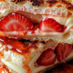 Fried Strawberry Cheesecake Sandwiches