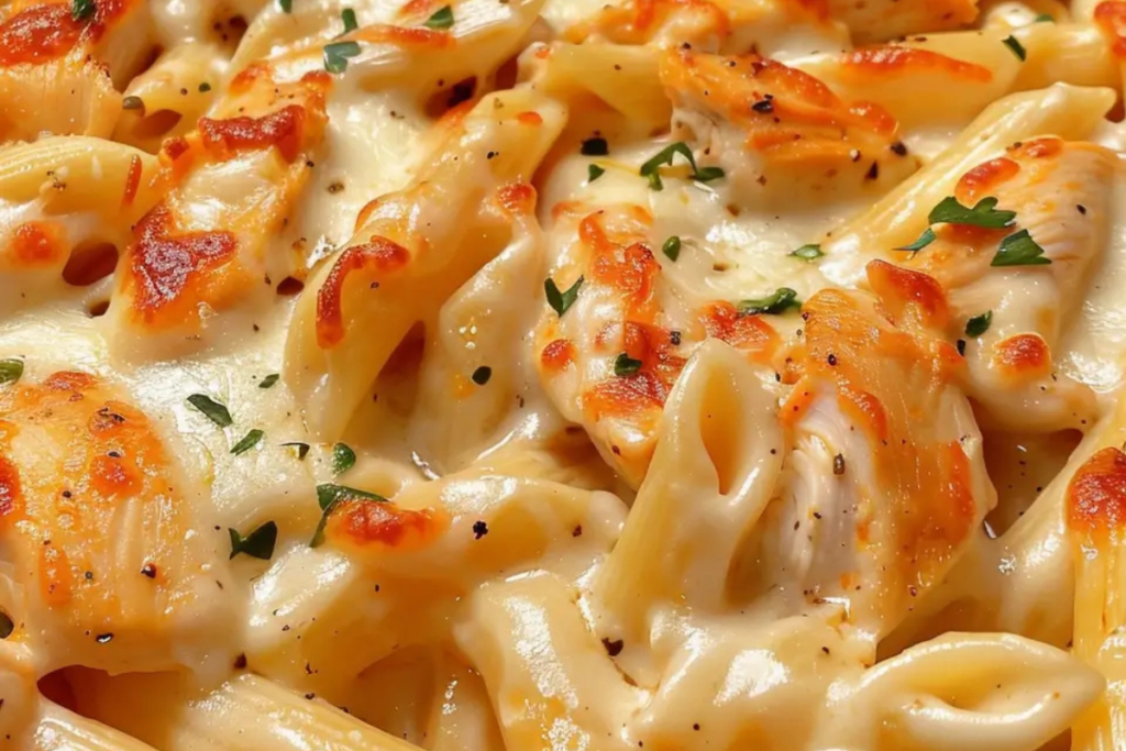 Buffalo Chicken Alfredo Penne