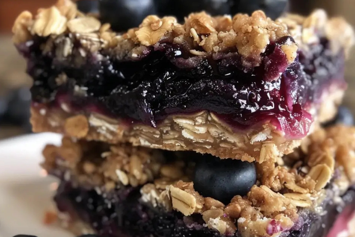 blueberry oatmeal bars