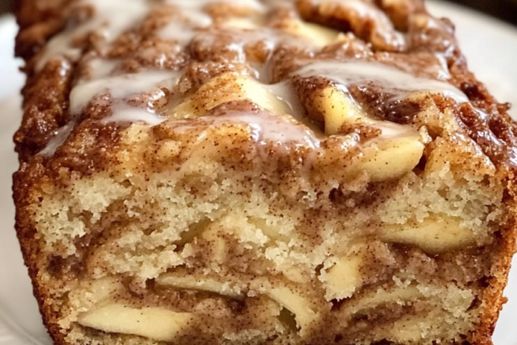 Cinnamon Swirl Apple Fritter Bread