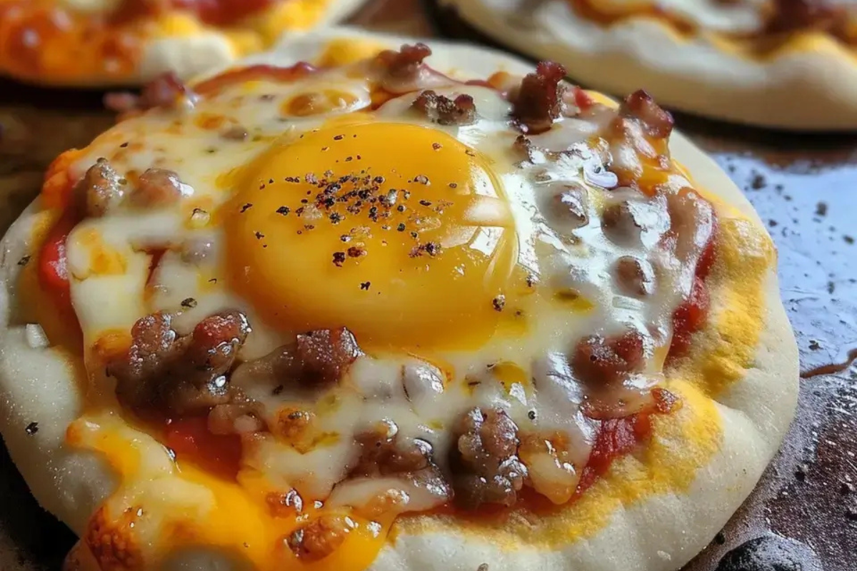 English Muffin Breakfast Pizza