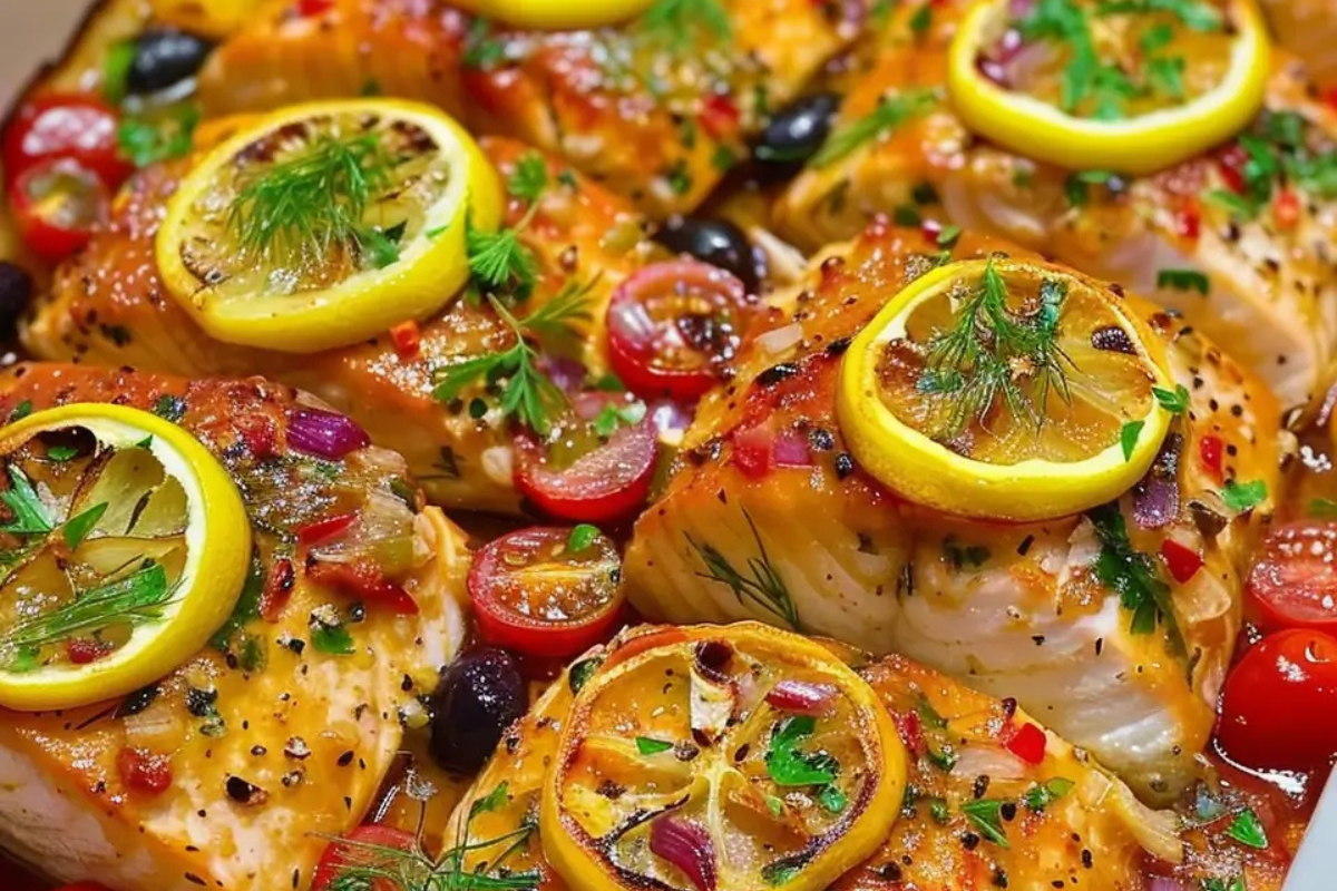 Mediterranean Baked Fish Recipe