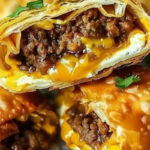 Cheeseburger Egg Rolls