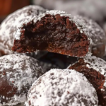 Double Chocolate Snowball Cookies