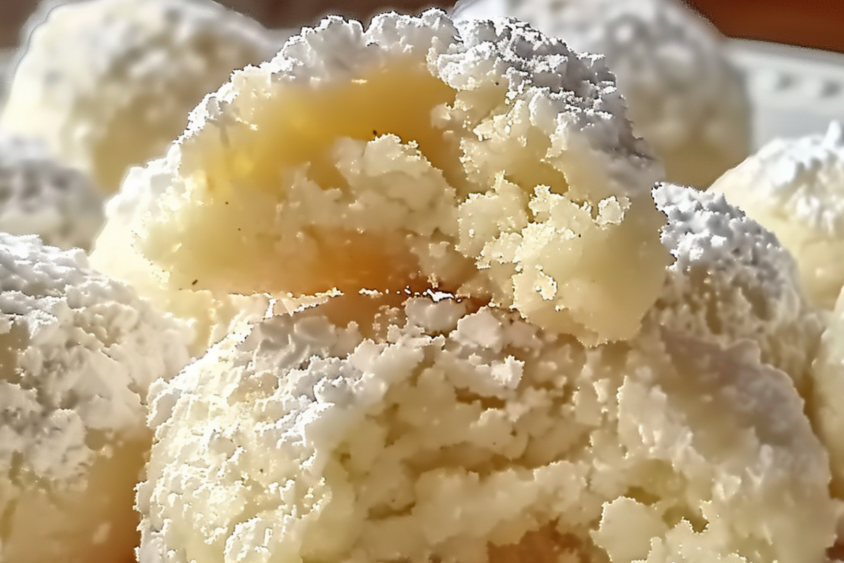 Sweetened Condensed Milk Snowball Cookies