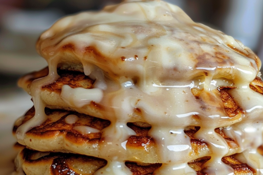 Cinnamon Roll Pancakes