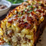 Bacon & Sausage Potato Loaf