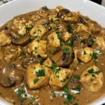 Creamy Chicken Mushroom Stroganoff