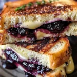 Blackberry Balsamic and Brie Grilled Cheese